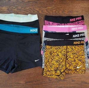 Nike Pro Shorts (Bundle of 7)